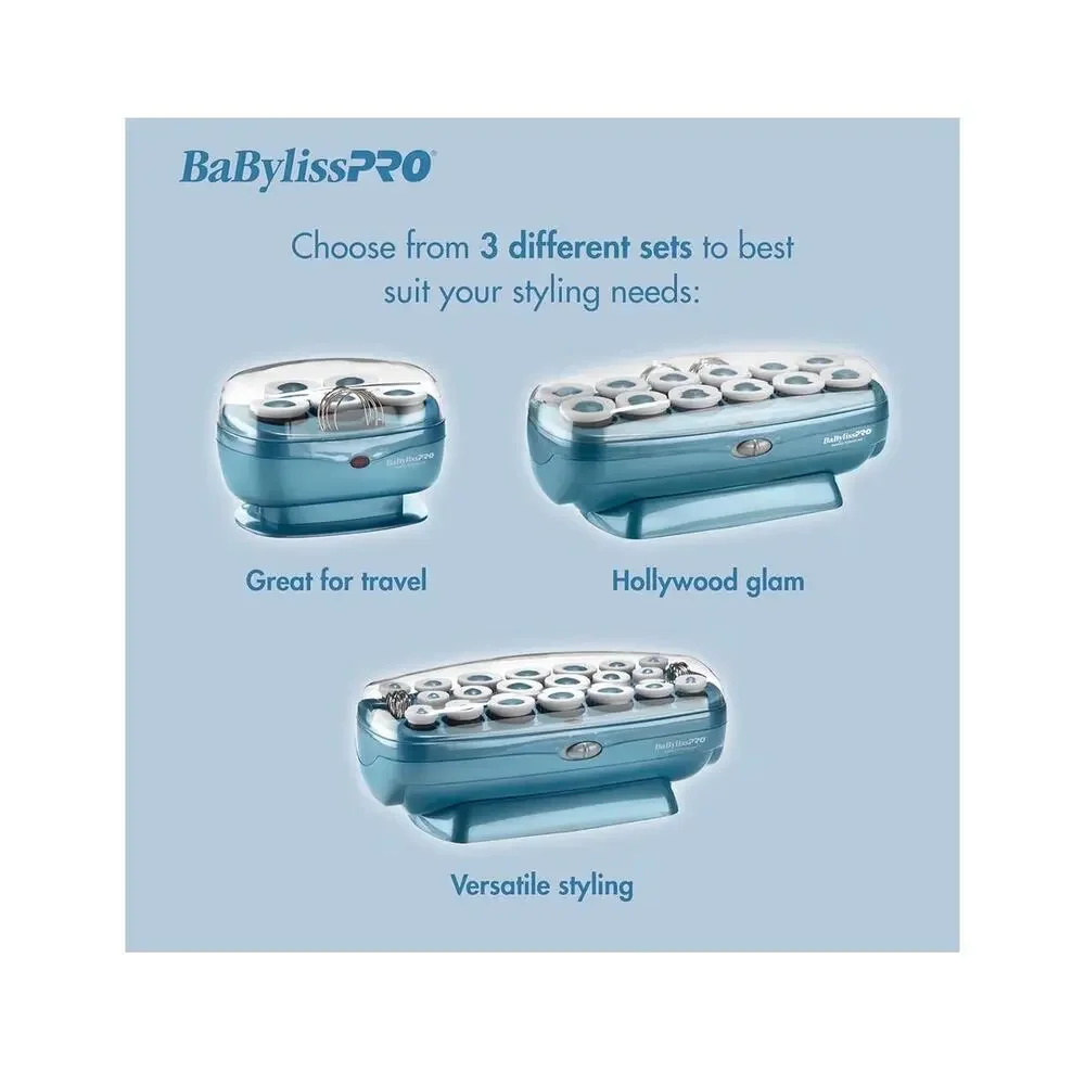 Open box BaBylissPRO Nano Titanium Professional Hot Rollers For All Hair Lengths